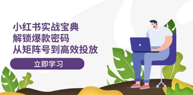 小红书实战宝典：解锁爆款密码，从矩阵号到高效投放-臻优网