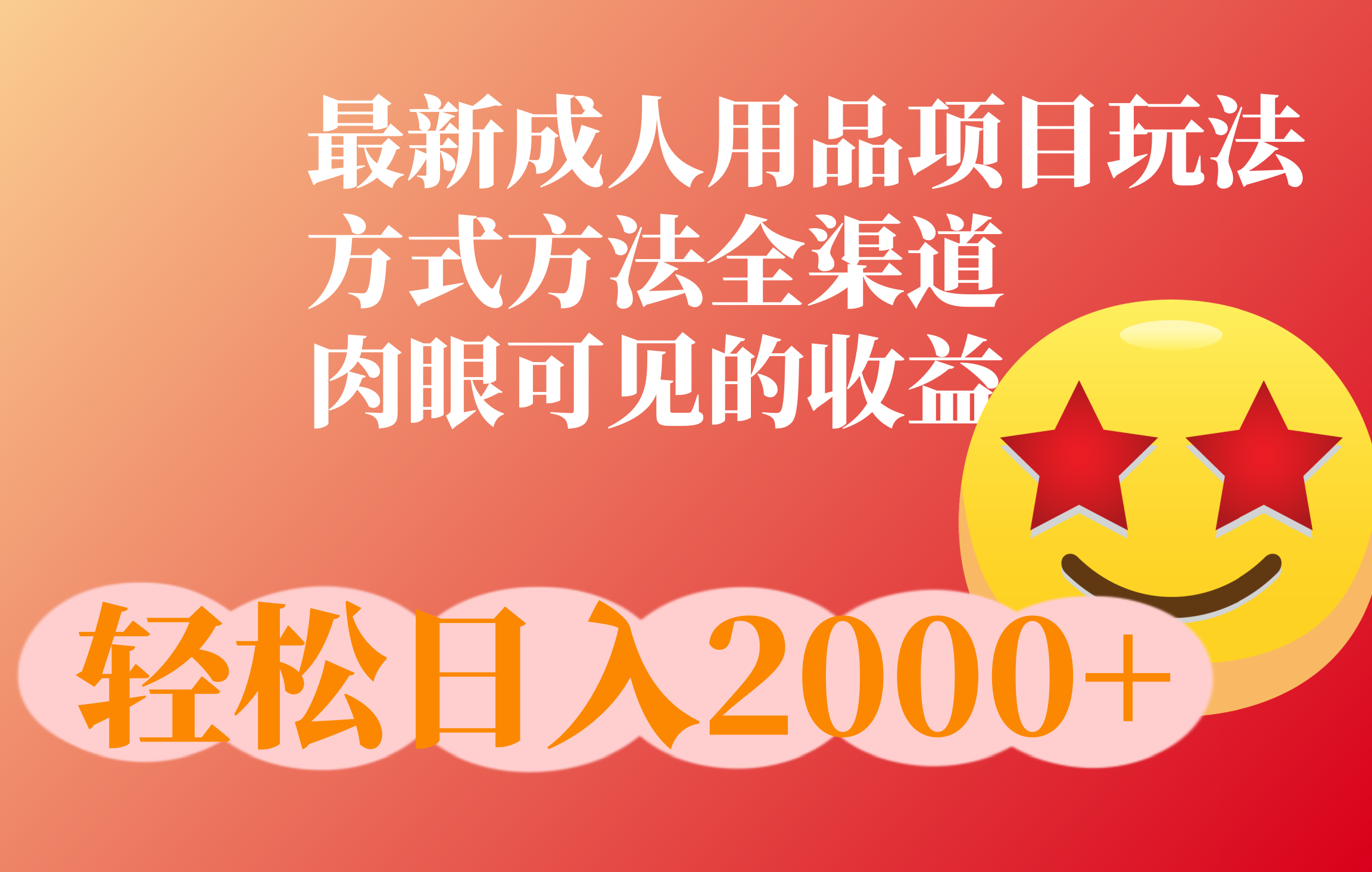 成人用品项目最新玩法，方式方法全渠道-臻优网