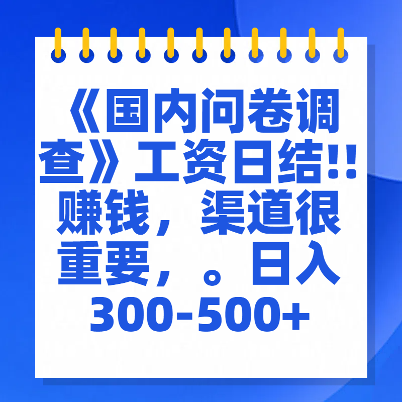 问卷调查答题，一个人在家也可以闷声发大财，小白一天2张，【揭秘】-臻优网