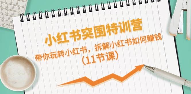 小红书突围特训营，带你玩转小红书，拆解小红书如何赚钱（11节课）-臻优网