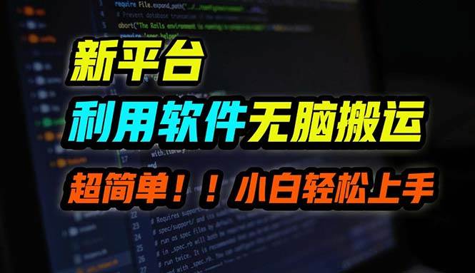 B站平台用软件无脑搬运，月赚10000+，小白也能轻松上手-臻优网