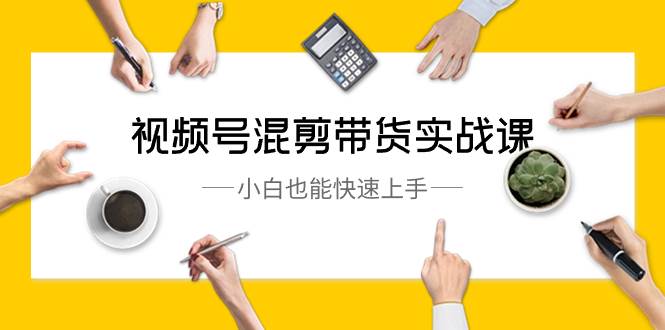 视频号-混剪带货实战课，小白也能快速上手（10节课）-臻优网