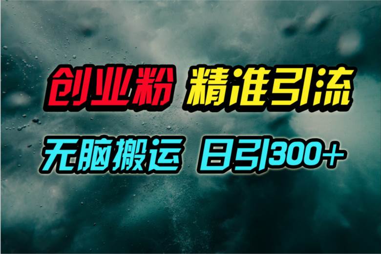 视频号纯搬运日引300+创业粉教程！-臻优网