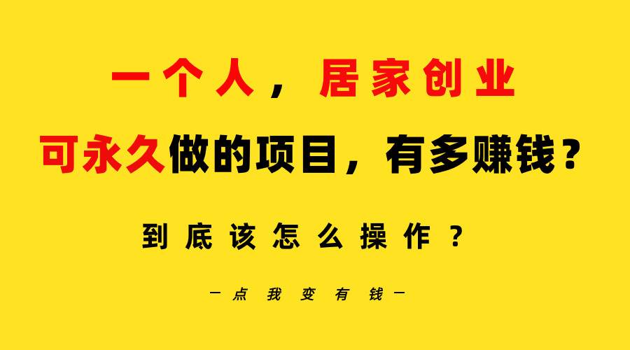 一个人，居家创业：B站每天10分钟，单账号日引创业粉100+，月稳定变现5W…-臻优网