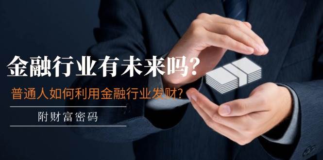 某付费文章：金融行业有未来吗？普通人如何利用金融行业发财?(附财富密码)-臻优网