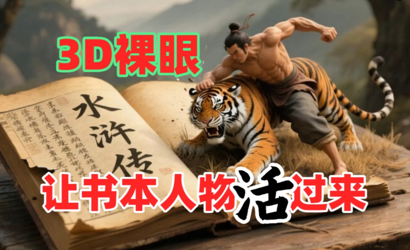 书本人物裸眼3D视频，一条视频收益过千，保姆级教程-臻优网