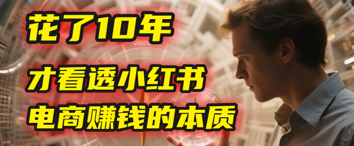 我花了10年，才看透小红书电商赚钱的2个字：本质-臻优网
