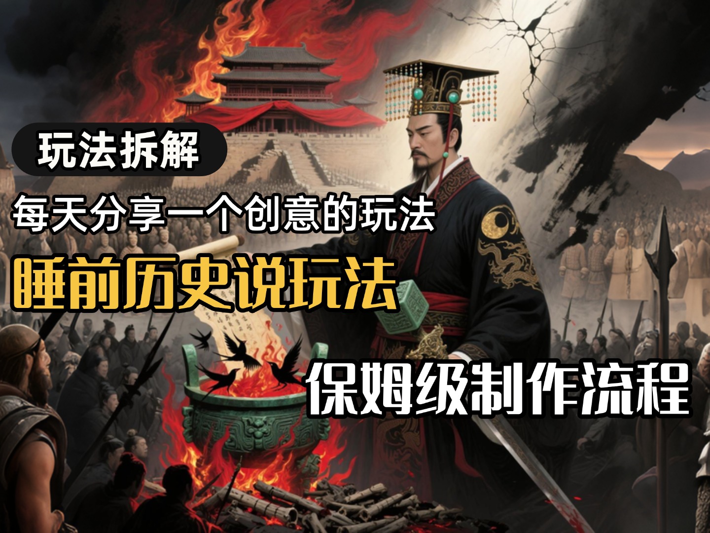 13条作品涨粉24.5万，全流程拆解睡前历史说，保姆级教程-臻优网